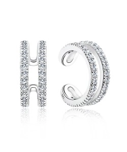 10mm CZ Stones Ear Cuff EC-1148